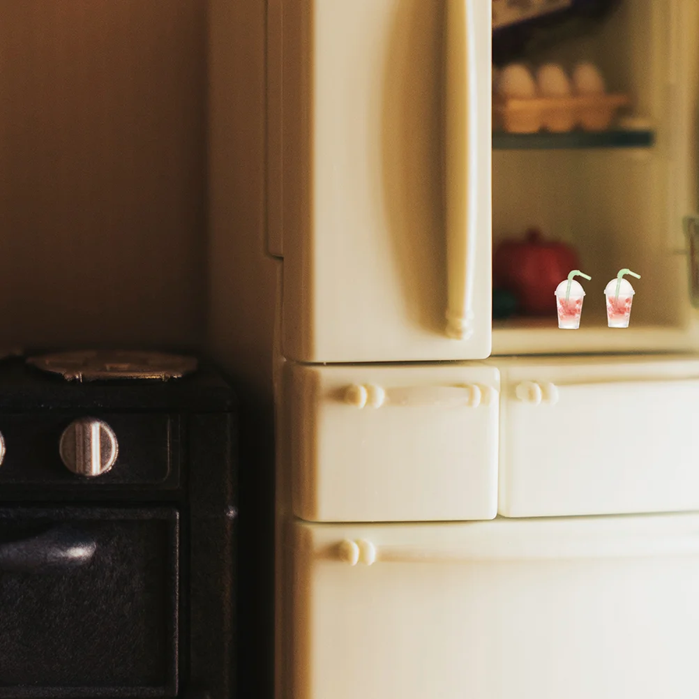 10 pezzi simulazione tazza di tè al latte mini layout di casa accessori per oggetti di scena bicchieri da caffè decorazioni decorazioni tazze in miniatura