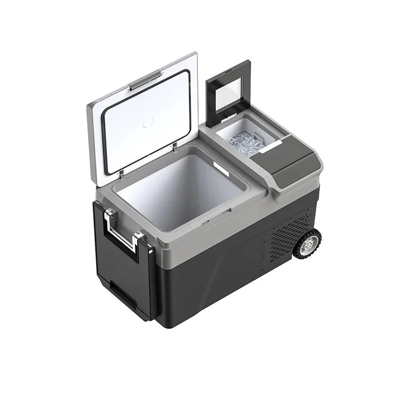 New Design Camping Travel Compressor Ice Maker Car Fridge  DC 12/24V and  AC 220V/240V Car Refrigerator Freezer