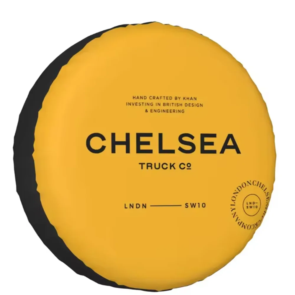 1Pcs London Spare Wheel Cover Pu Leather England Flag Fit For Chelsea Truck Mitsubish Suzuki 4WD Trailer Custom Tire Protector