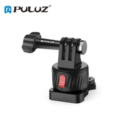 PULUZ 고프로 헤드용 마그네틱 베이스 어댑터, Insta360 액션 카메라 액세서리, 표준 나사 퀵릴리즈, 마그네틱 베이스 어댑터