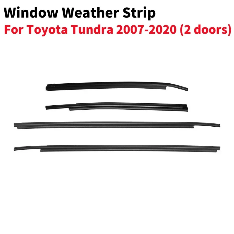 

4 шт./набор, водонепроницаемые уплотнители для окон Toyota Tundra 2007-2020 (2 двери)