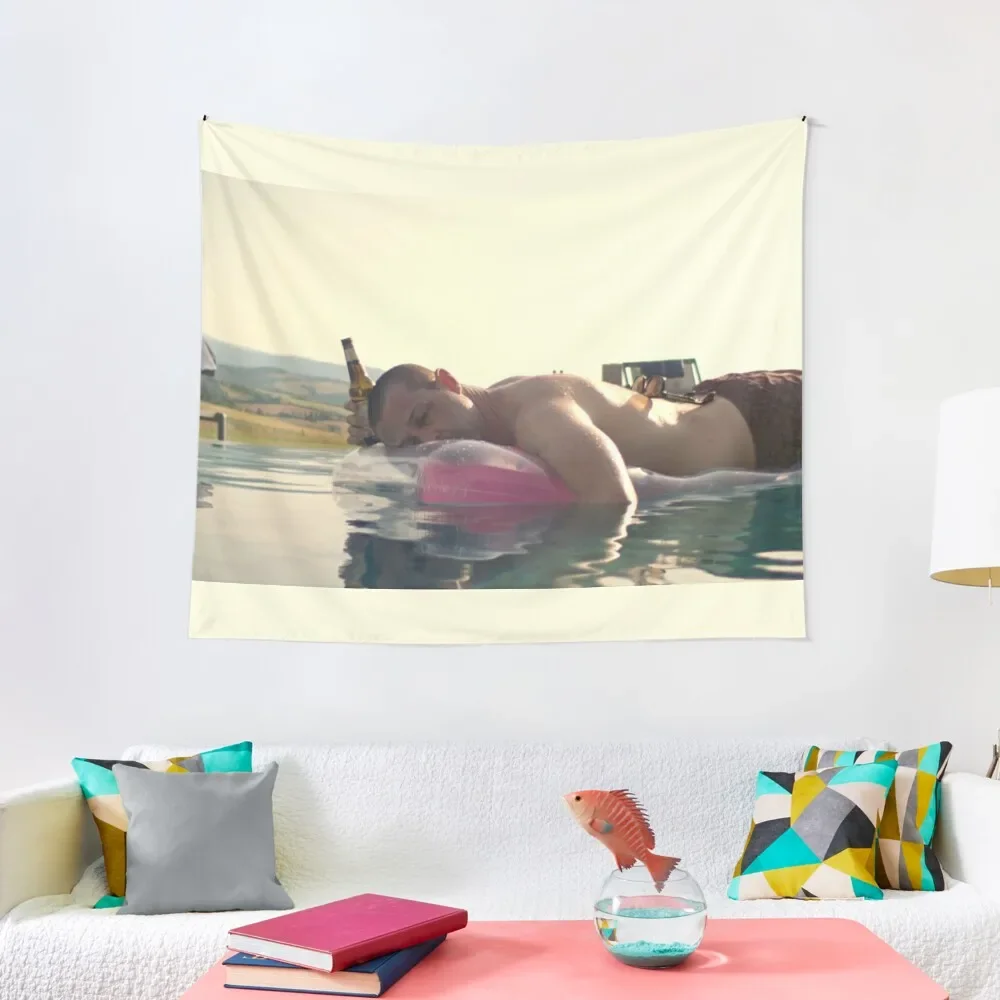 Kendall Roy Sad in the Pool - Succession Tapestry Aesthetics For Room Nordic Home Decor Anime Decor Tapestry