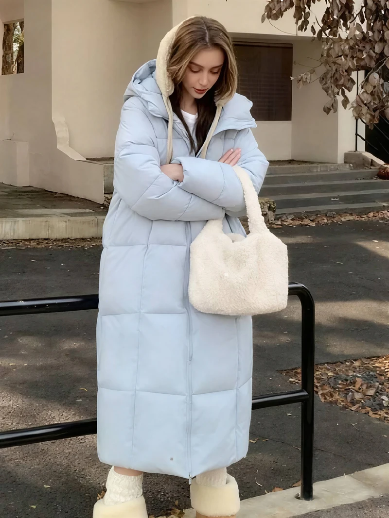 Parkas Damen Y2K Herbst Flanell Langarm Applikationen Gemustert Ethnischer französischer Stil Umlegekragen Außenmantel Modisch Großzügig