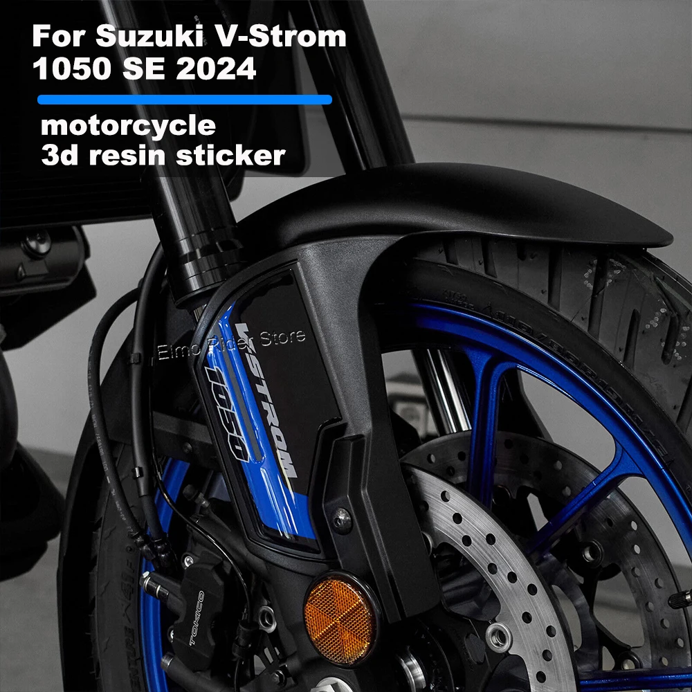 For Suzuki V-Strom 1050 SE 2024 Motorcycle 3D Gel Epoxy Resin  Sticker Fender protection Sticker