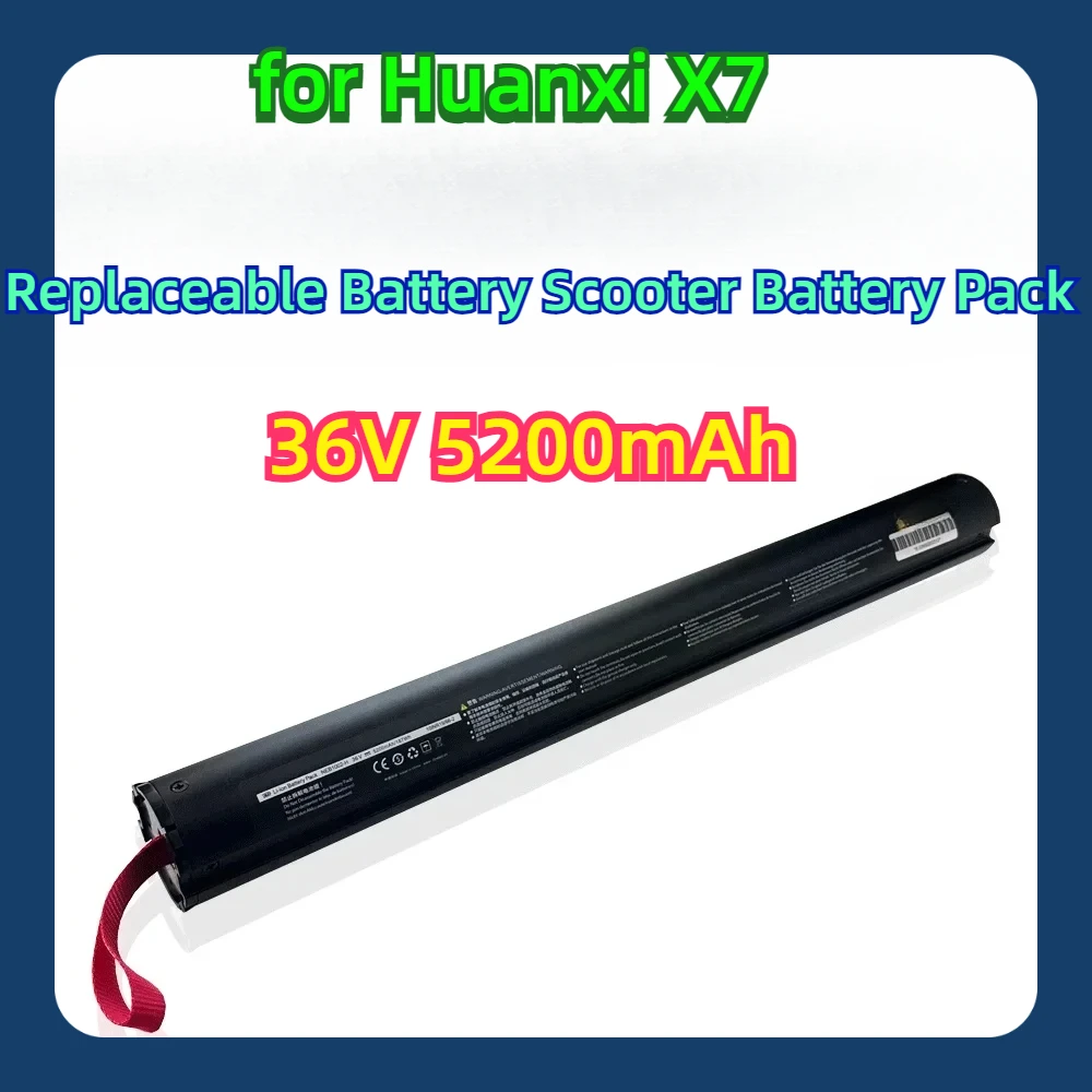 36V 5200mAh for Huanxi X7 Replaceable Battery Scooter Battery Pack