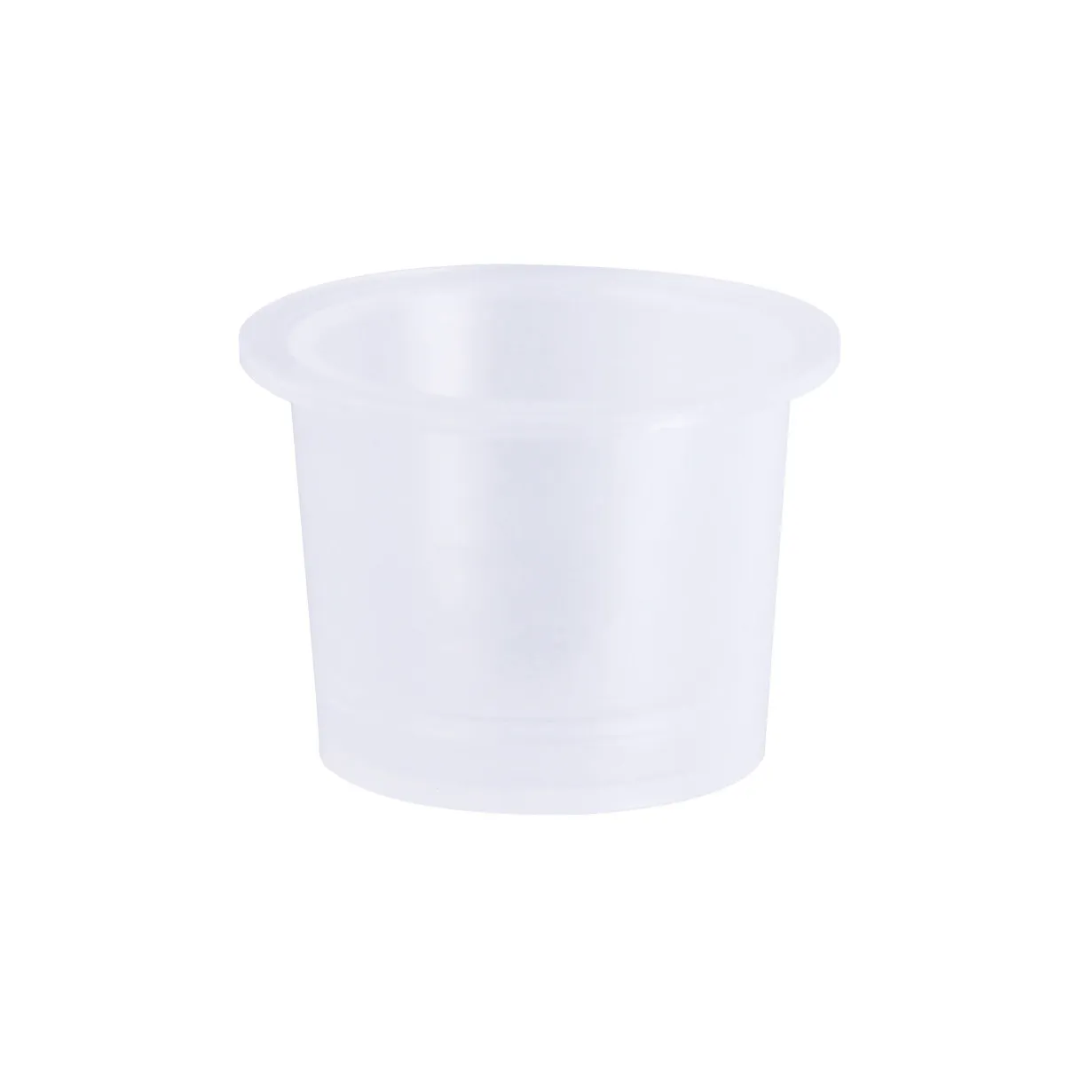 100Pcs Makeup Ink Cups 15Mm Disposable Pigment Containers for Eyebrow Tattooing Semi Lash Extension Glue