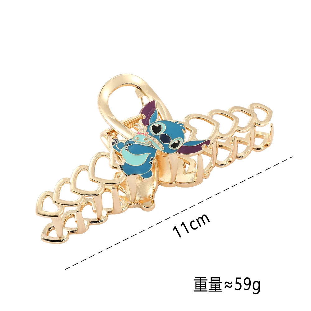 Cartoon Anime Stitch Hair Clip Hair Claw for Women Geometric Metal Girl Cute Hair Accessories Peripheral Anime Cosplay Jewelry