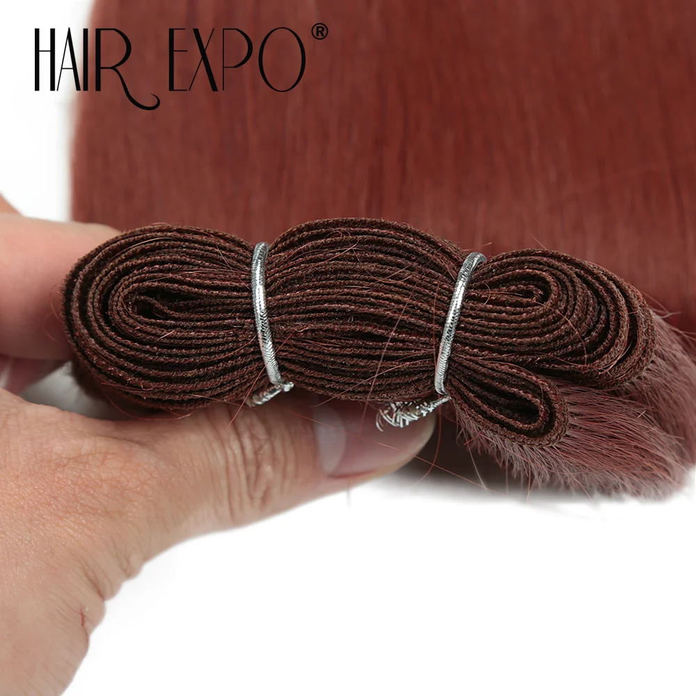 26Inch Synthetic Straight Hair Bundles 150g Smooth Long Natural Hair Extensions Ombre Soft Yaki Straight Hair Weave Full to End 6
