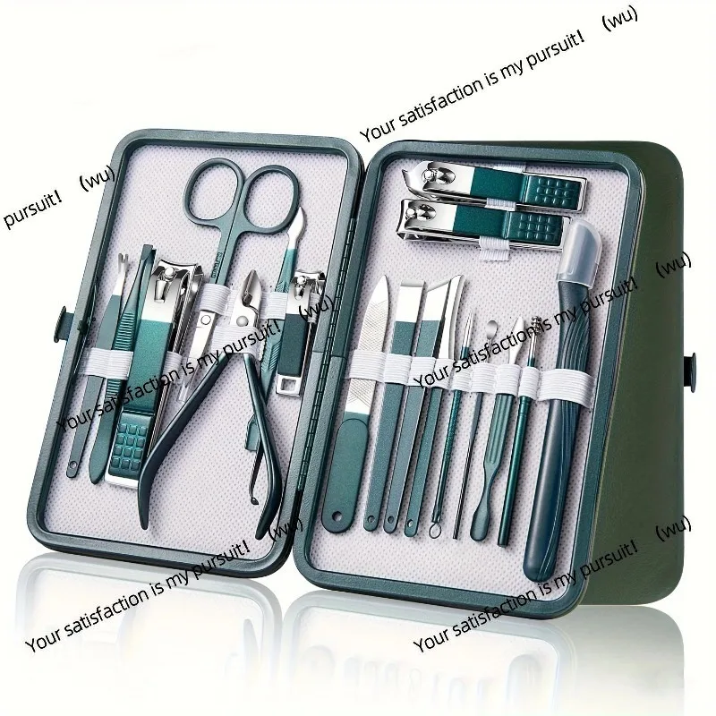 Nail Clippers Manicure Tool Set, With Portable Travel Case, Cuticle Nippers And Cutter Kit, Professional Nail Clippers