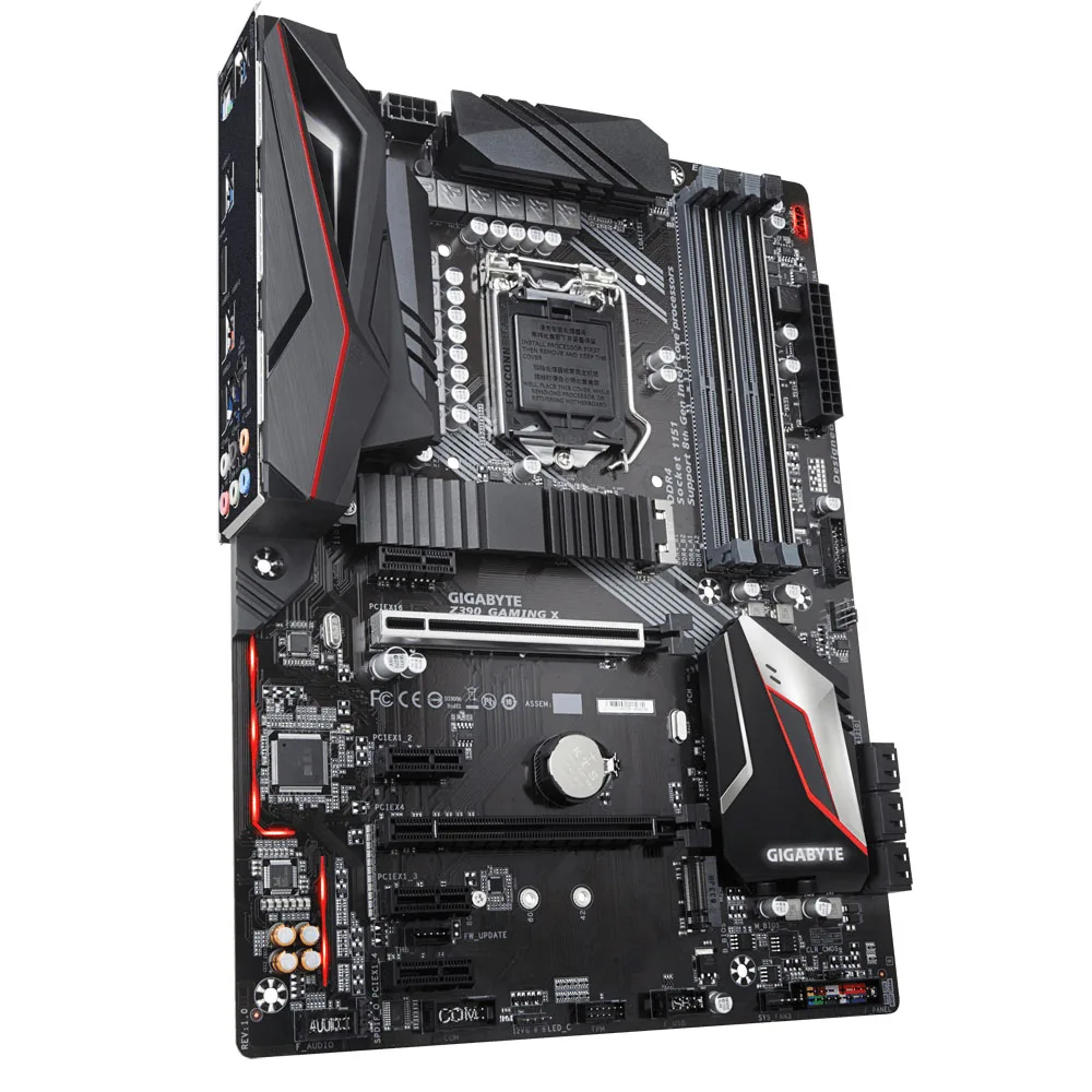 Imagem -04 - Placa-mãe Gaming x Lga1151 Ddr4 Intel i9 i7 i5 i3 Cpu Jogos Intel Z390 M.2 Atx Gigabyte-z390