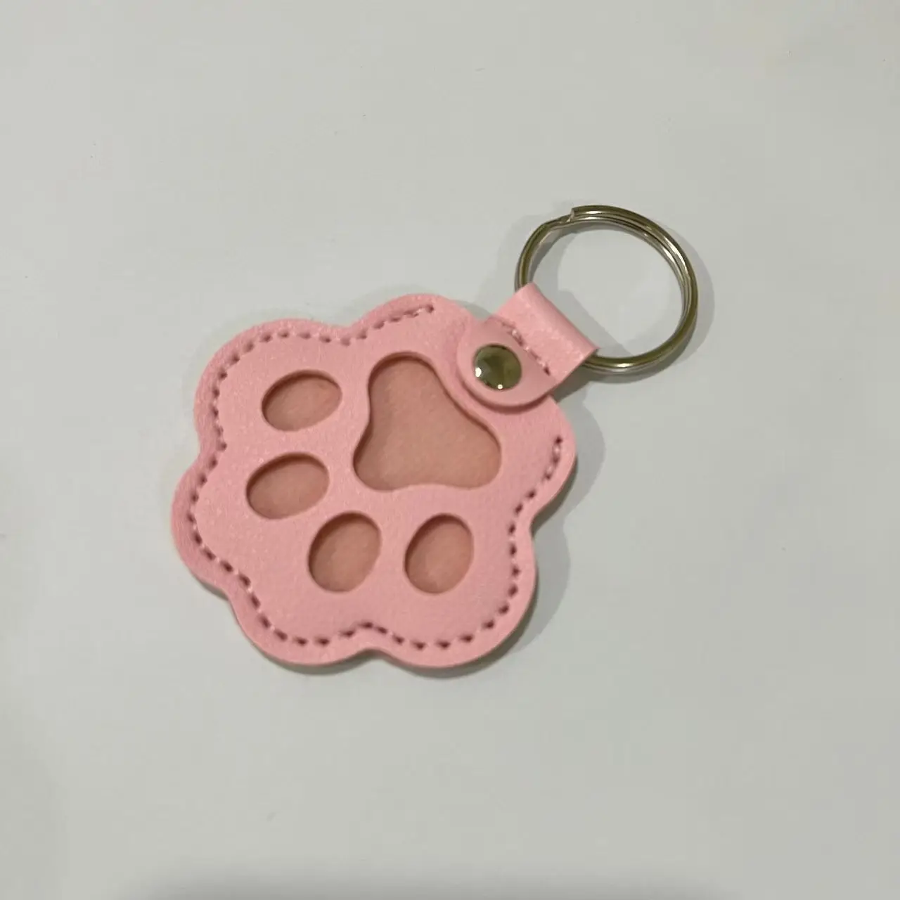 Hundehaar-Sammler-Schlüsselanhänger, Leder, Haustier-Gedenk-Andenken für Hunde und Katzen, Fell-Aufbewahrungsanhänger, Geschenk-Schlüsselanhänger