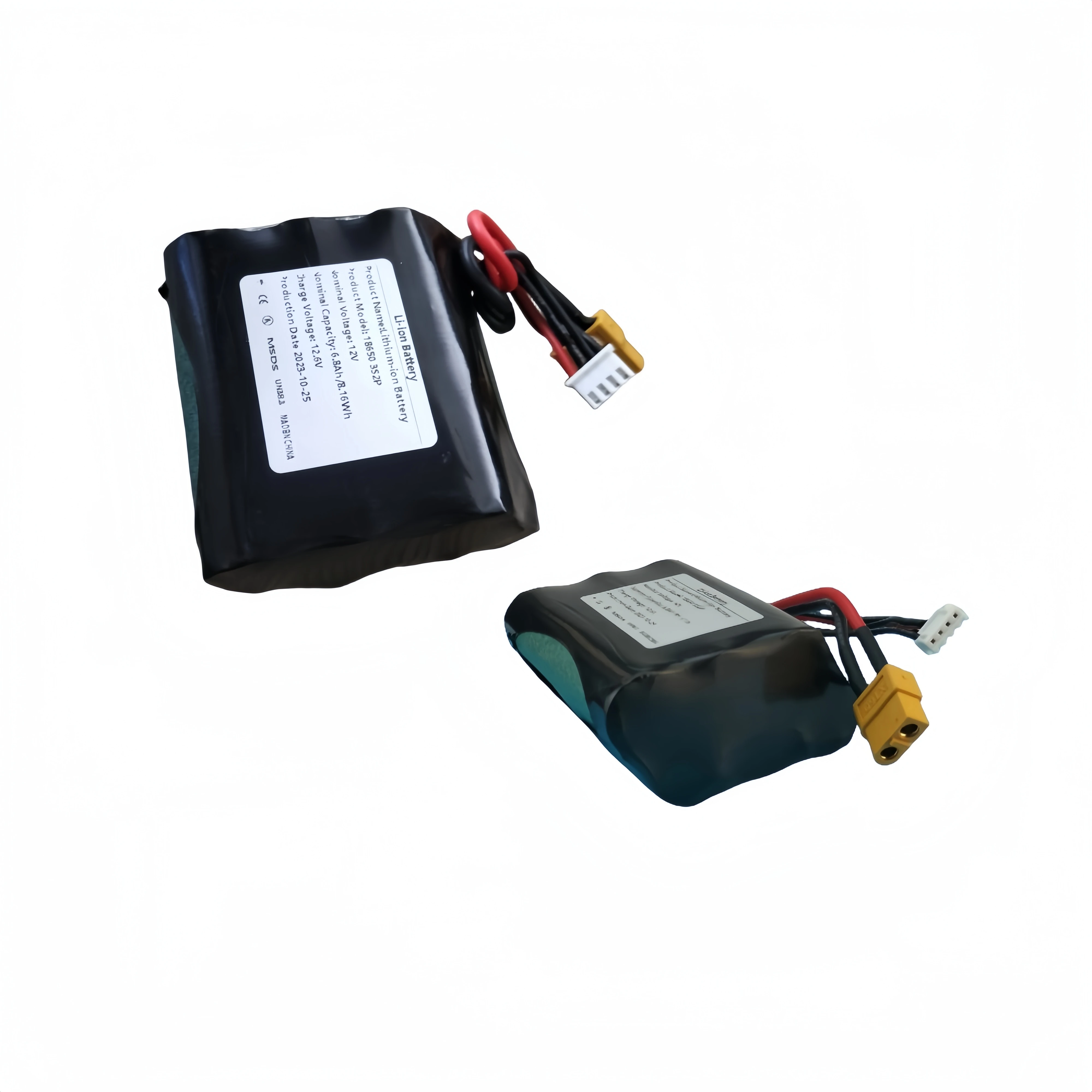 

3S2P 12V 6.8Ah/8.16Wh 18650 Rechargeable Lithium Ion