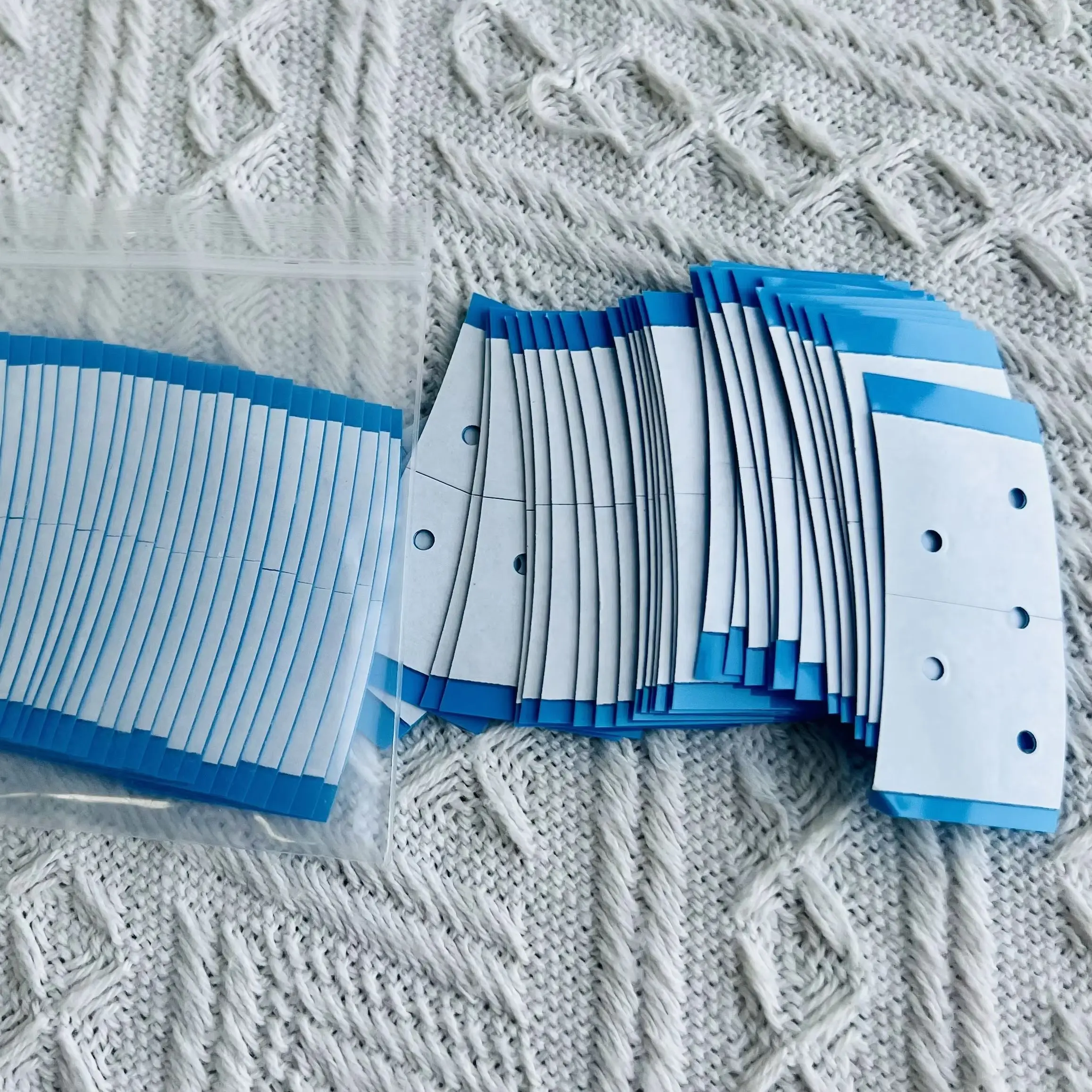 

30pcs/lot Waterproof Transparent Double Sided Adhesive Tape WIth Small Holes Hair Tape Wig Toupee Hair Piece Tape