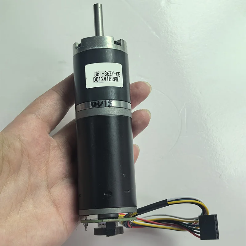 36mm 36-36ZYH DC 12V 24V 11-2160rpm 1.15-110kgf.cm High Torque Planetary Gear reduction Motor With Encoder