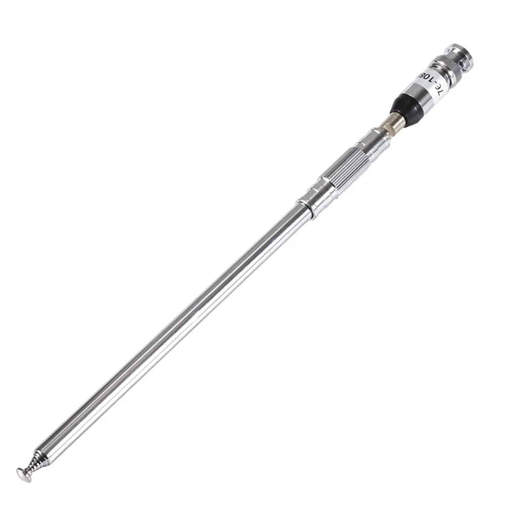 1pc FM Transmitter Antenna BNC Antenna 76-108MHz High Gain Telescopic Antenna Changbai Rod Antenna FM Broadcast Transmitter
