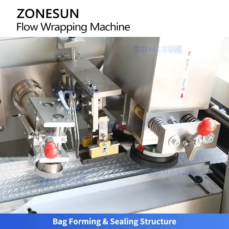 ZONESUN ZS-ZB350S Servo Horizontal Flow Wrapper Air Bubble Film Wrapper