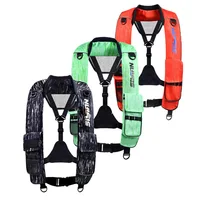 Nuevo chaleco salvavidas inflable para pesca Luya para adultos, chaleco de flotabilidad de rescate de emergencia inflable Manual rápido para natación al aire libre