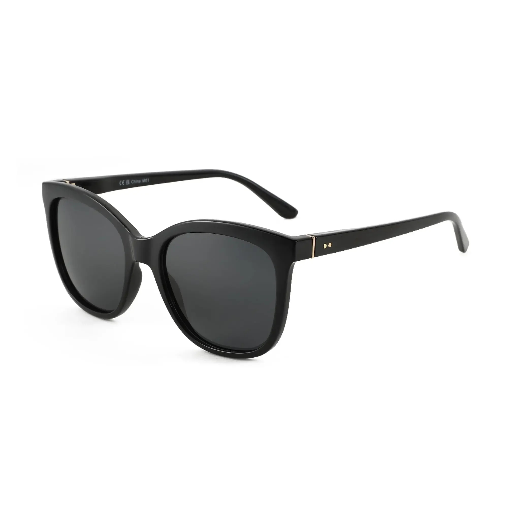 BLUEMOKY Französische Retro-Sonnenbrille für Damen, polarisiert, UV400-Schutz, elegantes Katzenauge, leicht, bequem für den täglichen Chic