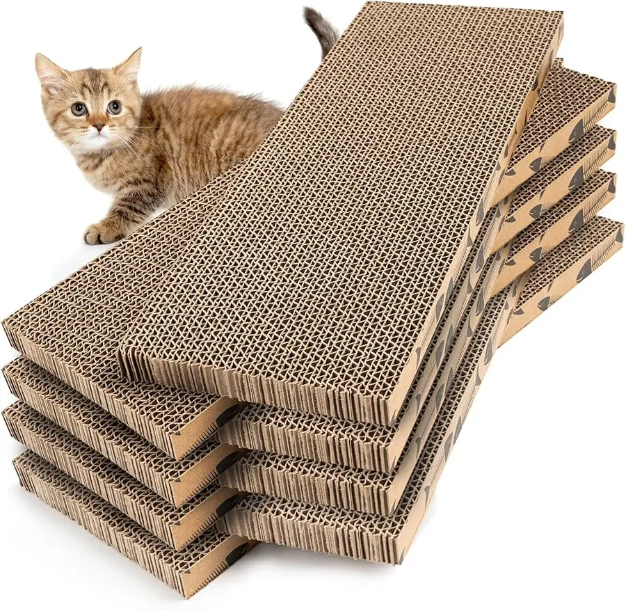 

Mini Cat Scratching Board Small Scratcher Cardboard Scratch pad Scratchers for Indoor Cats Cardboard Scratcher C