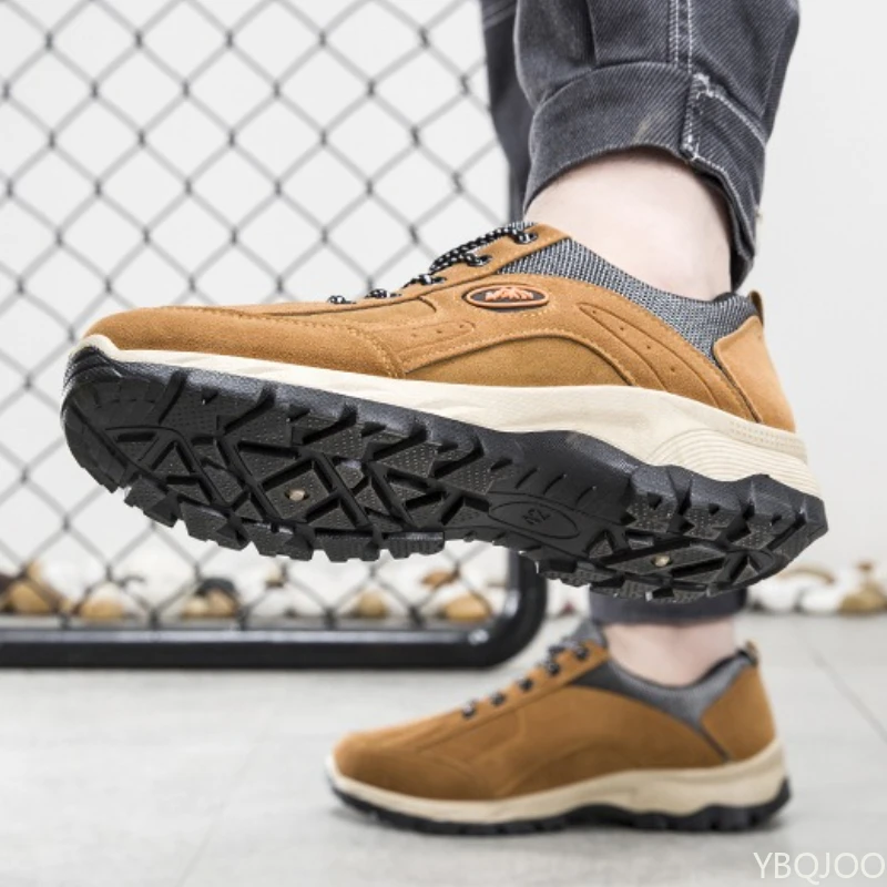 Scarpe da uomo casual e comode di grandi dimensioni primavera autunno moda nuove scarpe da trekking da uomo antiscivolo e versatili con fondo piatto