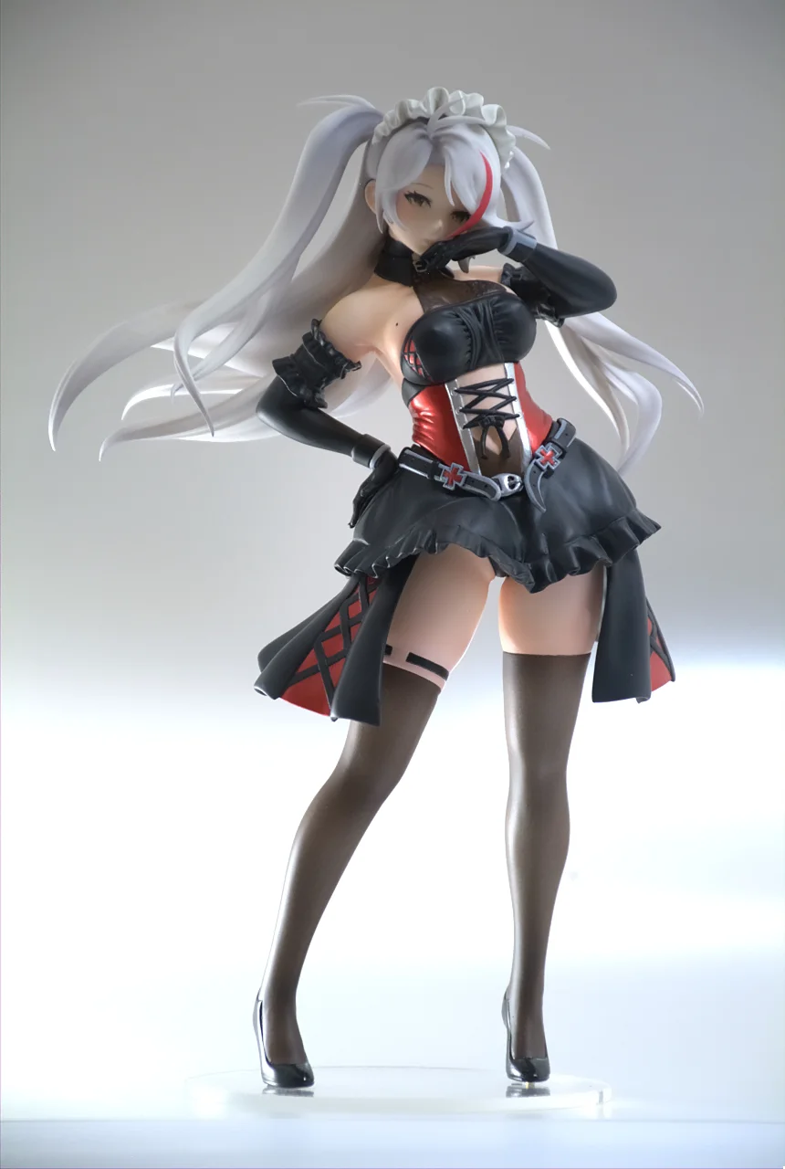 

Anime KMS Prinz Eugen Figures Resin GK DIY Manual White Assembly Model Statue Toys Doll Collection Gifts
