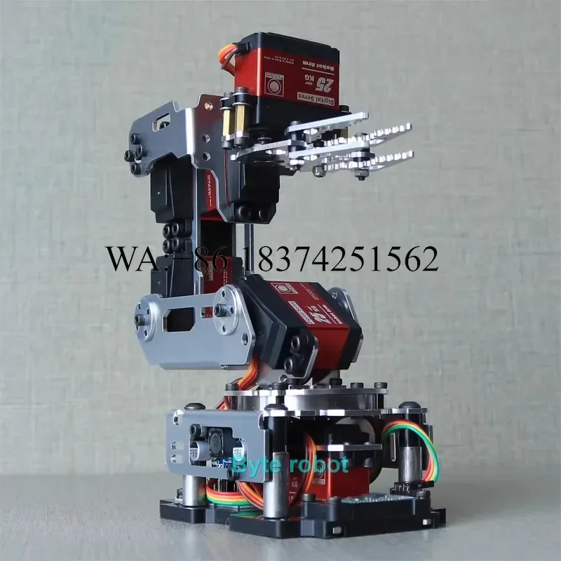 Wmwmnu APP Control 6 DOF Metal Mechanical Arm Aluminum Alloy Bracket High Quality Robot Arm for Arduino Robot DIY Kit