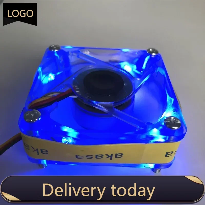 pa AKASA 60MM Ball Bearing Led Cooling fan  6CM 60*60*20MM Cooling fan DC12V 2.5W  computer case LED fan with 3pin