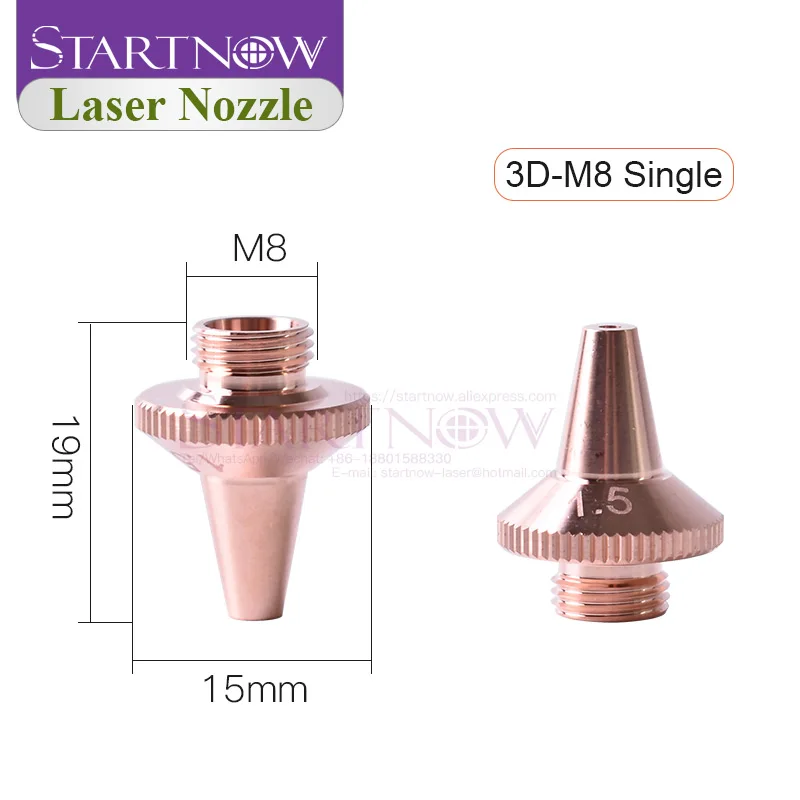 Raytools Original Laser Nozzles Single Double Layers D32mm Laser Cutting Copper Nozzle For BT240 BM109 Fiber Head Spare Parts