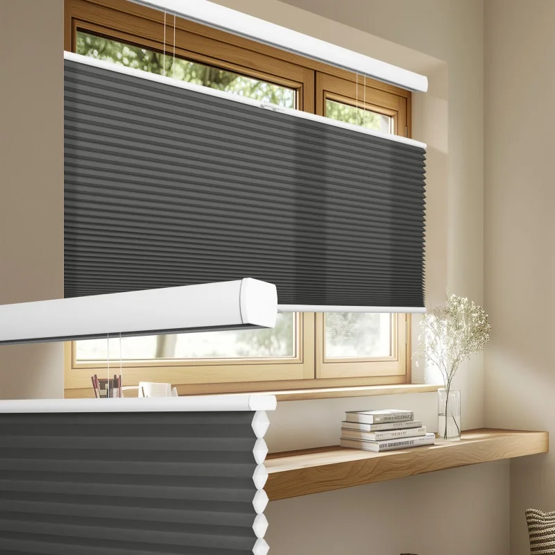 Modern Design Resist Sunlight Easy Install Built In Manual Cordless Top Down Bottom Up Honeycomb Cellular Blinds For Home Decor