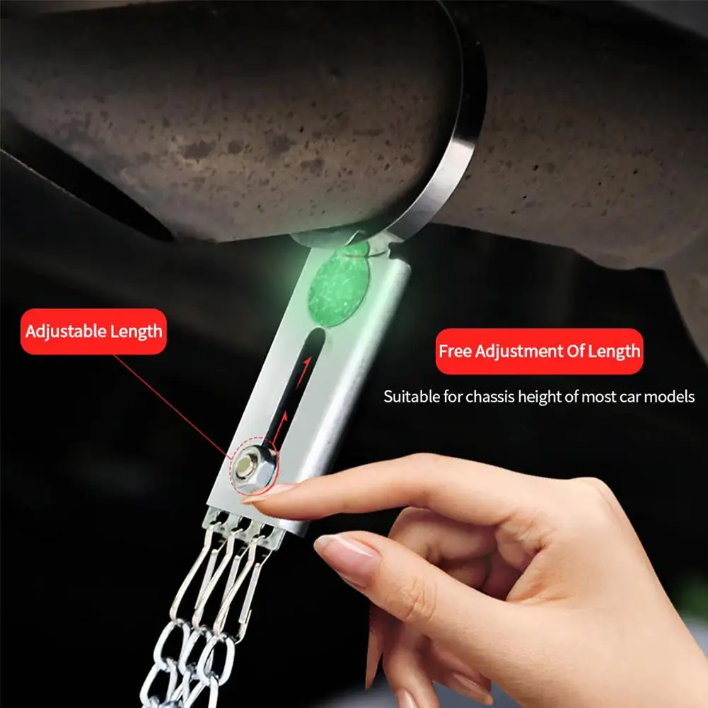 

Car Safety Products Car Static Belt Antistatic Metal N Exhaust Grounding EWW Pipe Chain Strap Car L7M6