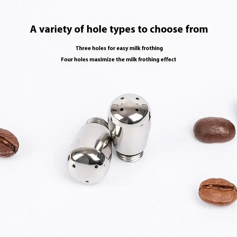 

【Отличный】Паровой наконечник для кофемашины с 3/4 отверстиями, насадка для вспенивания молока, наконечник для паровой трубки для Sage Breville 870/875/878 Espresso