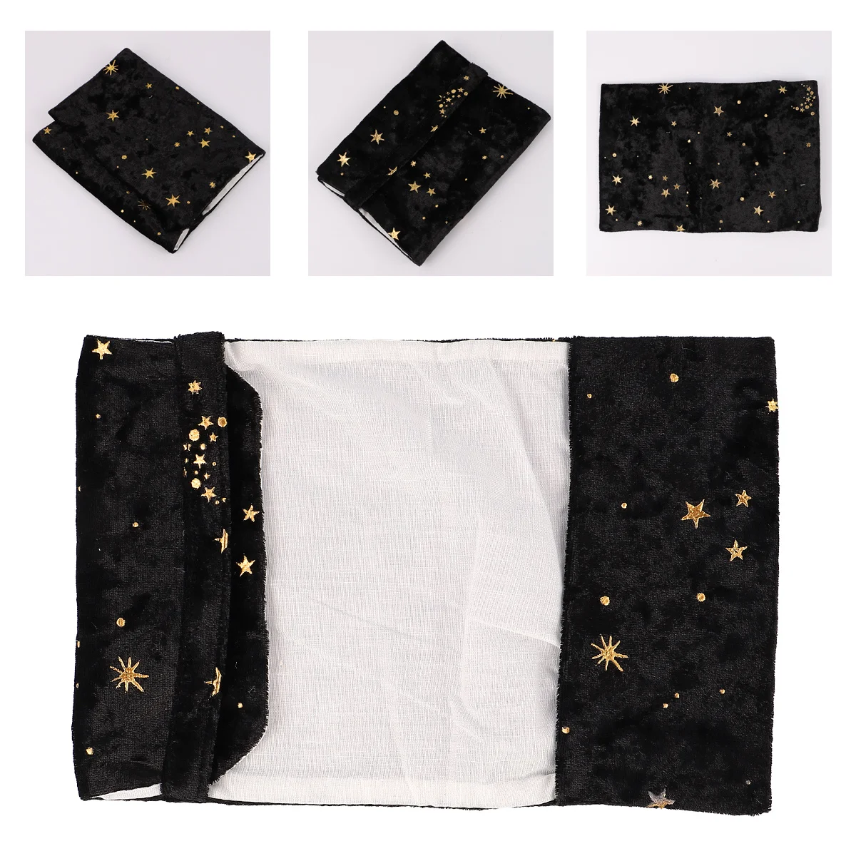 Gold Stamping Book Cover Reusable Eco-Friendly Book Sleeve For Novel Notebook Student Books Cloth Cover