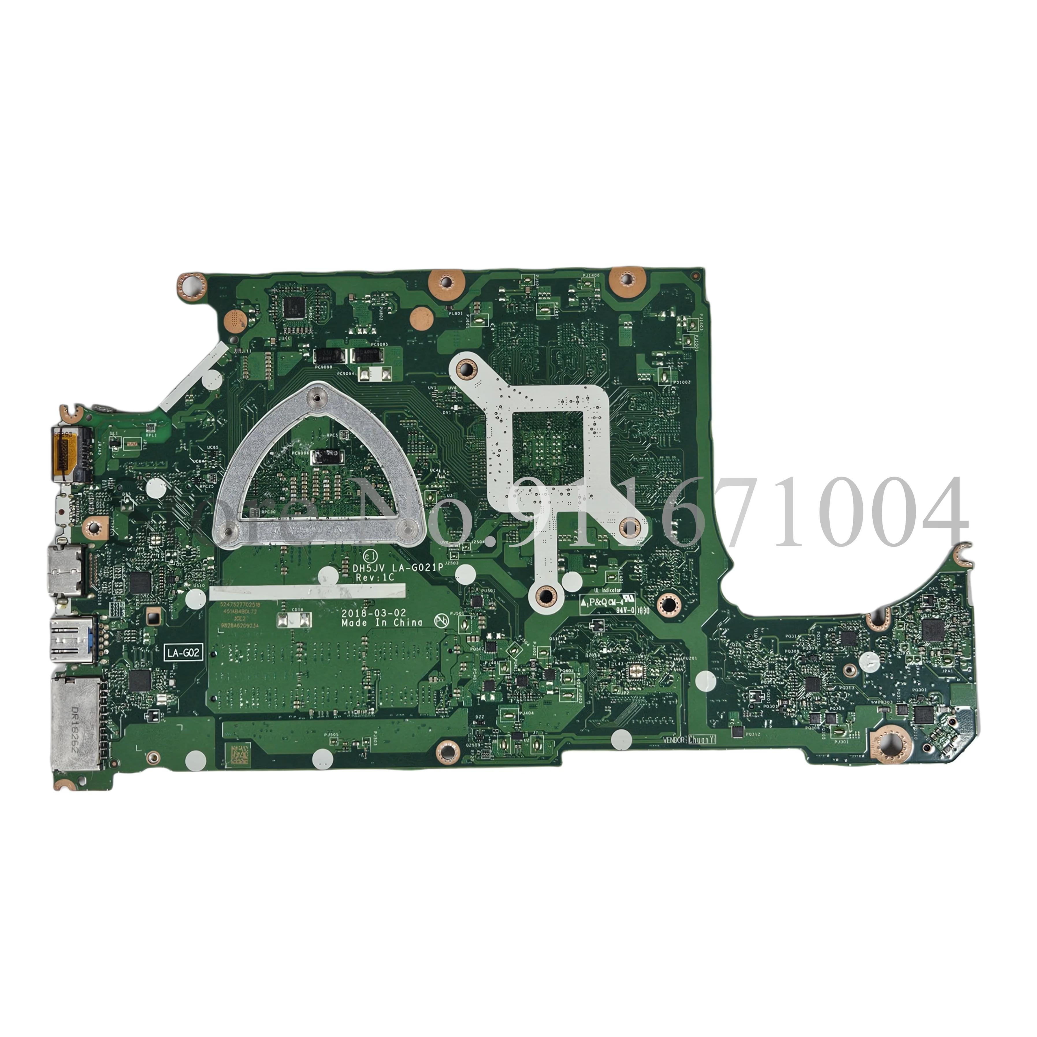 Imagem -02 - Placa-mãe Portátil Totalmente Testada para Acer Aspire Dh5jv La-g021p An51542 A315-41g Amd Uma com R32200 R5-2500 R7-2700 Cpu Ddr4