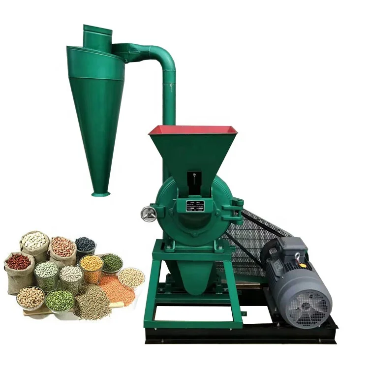

New Arrival Disk Mill Tooth Claw Corn Crusher Machine Small Scale Cereal Bran Corn Maize Grinding Machine for Making Animal Feed