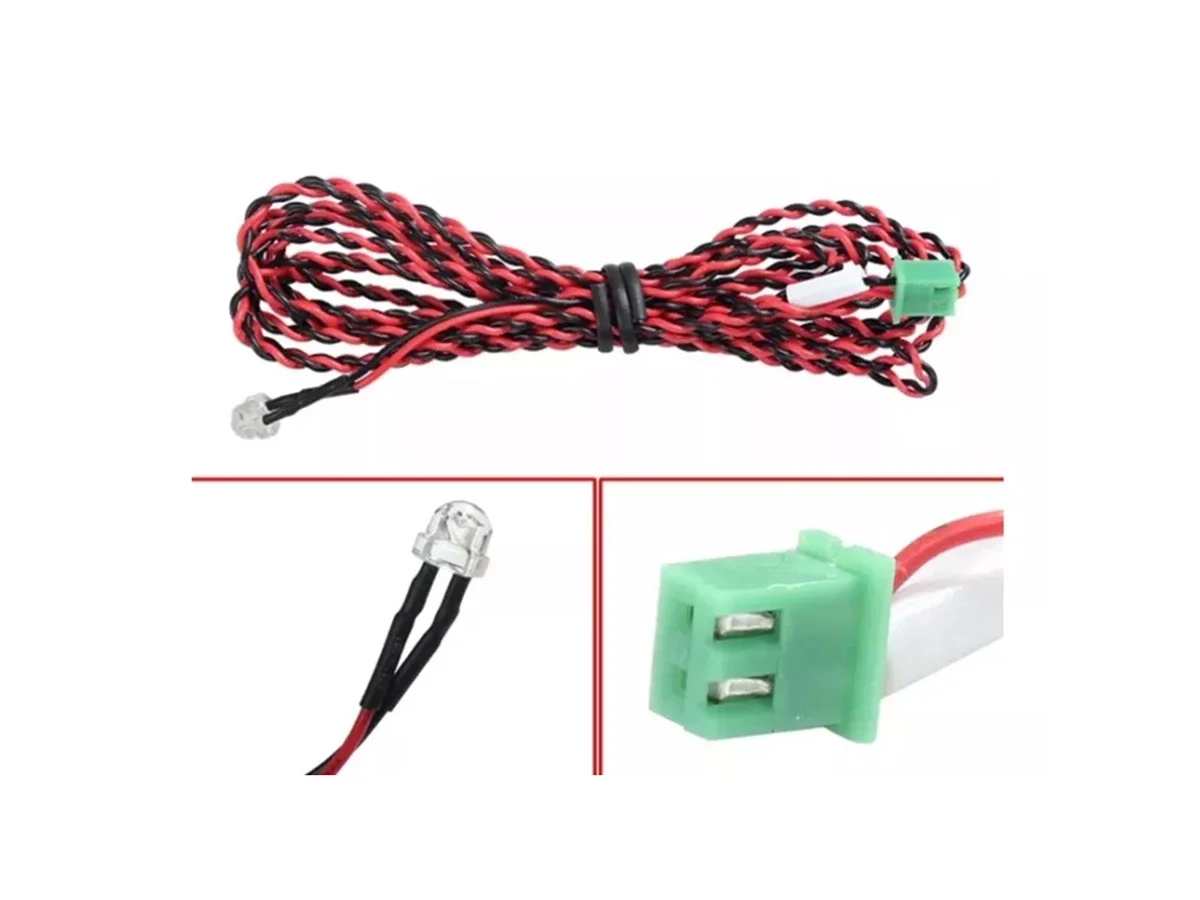 1 Set RC True Realism Large Scale Navigation 12 LED Lights For RC Plane Helicopter