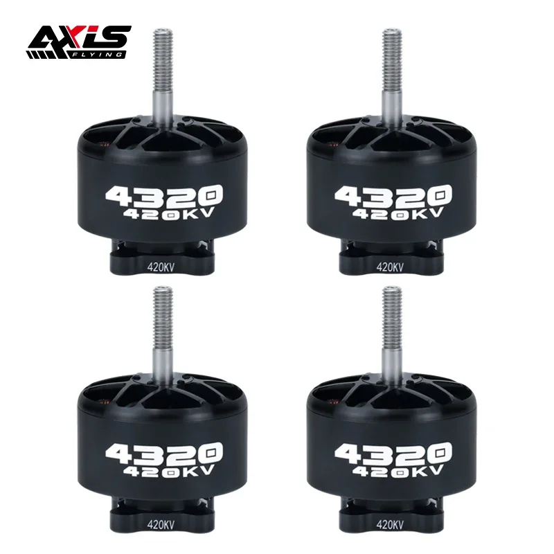 

Axisflying 4320 Brushless Motor 420KV 6-8S for 13inch FPV Long Range Drone DIY Part