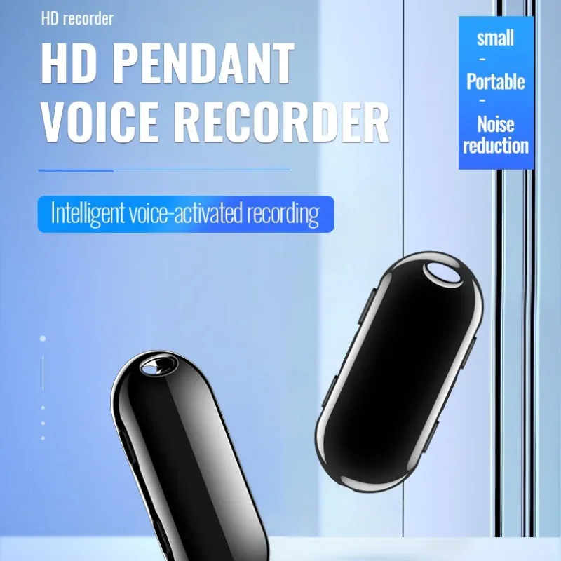 Mini Pendant Activated Voice Recorder Espia 20Hrs4G-32G Noise Reduce Digtal Sound Recorder USB Small Audio Dictaphone Mp3 Player