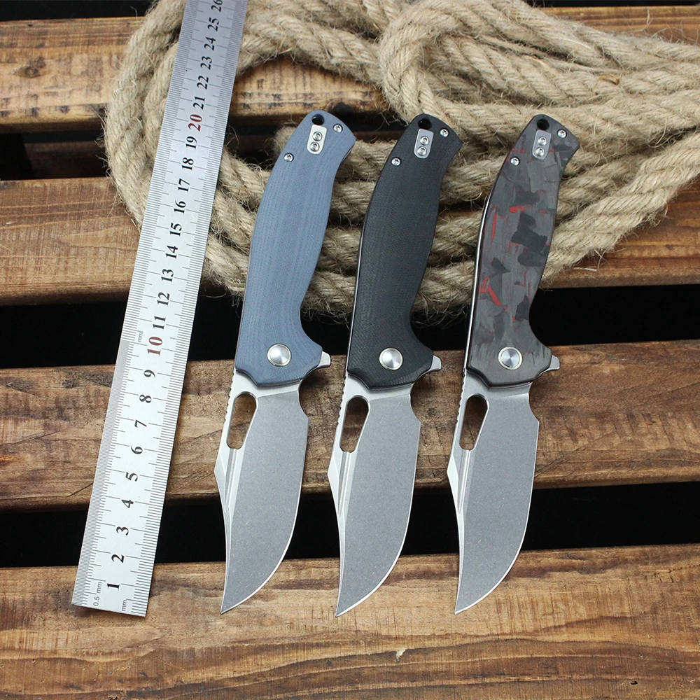 GT-T0050 Портативный складной карманный нож G10/ручка из углеродного волокна EDC Открытый тактический охотничий нож для выживания Инструменты для самообороны