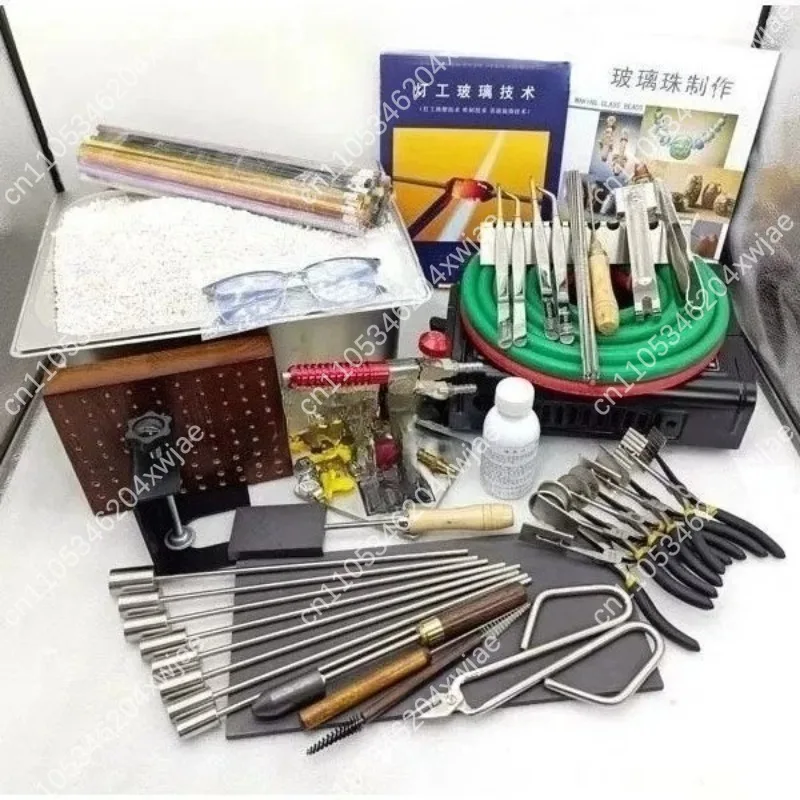 Beginner Lampworking Glass Tool Kit DIY Blowing Torch Set Essentials