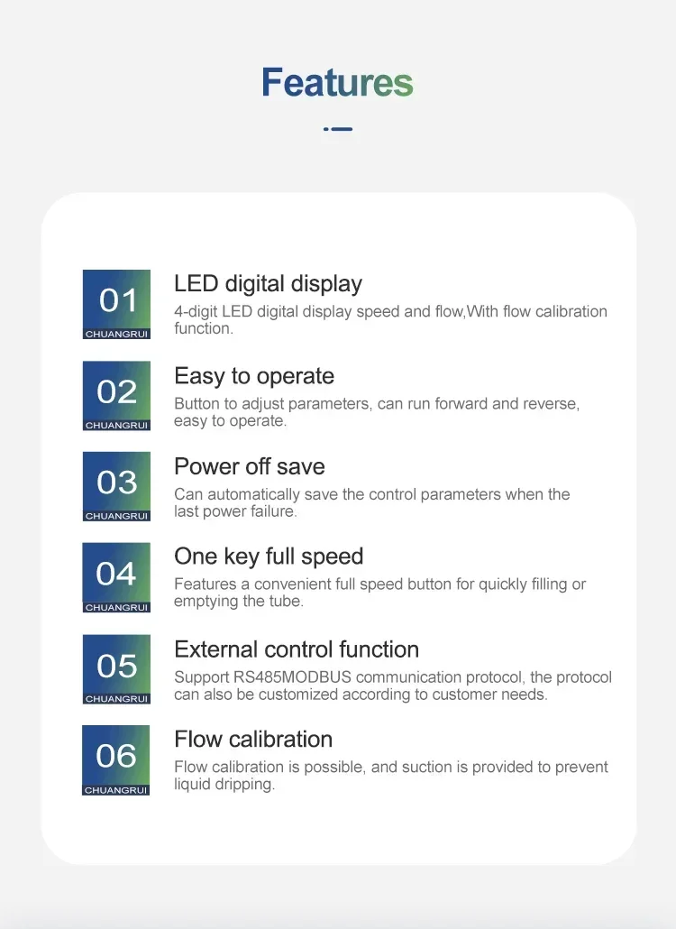 BW100 Мини-портативный лабораторный перистальтовый насос с шаговым двигателем 220 В с низким расходом перекачки жидкости электрический источник питания для продажи