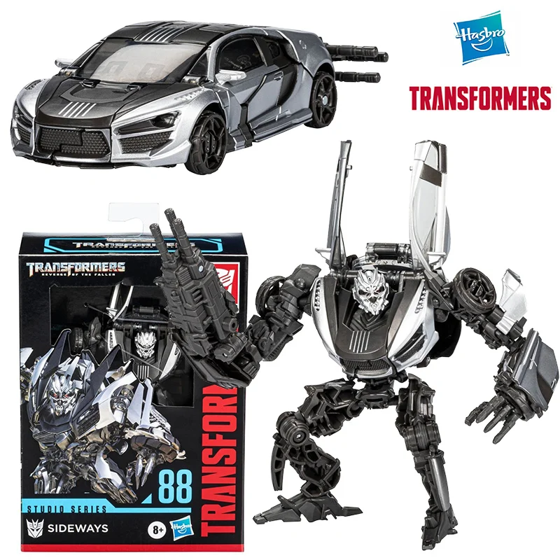 Hasbro Transformers Studio Series SS88 Sideways Deluxe Class Anime Original Action Figure Model Toy Birthday Gift Collection