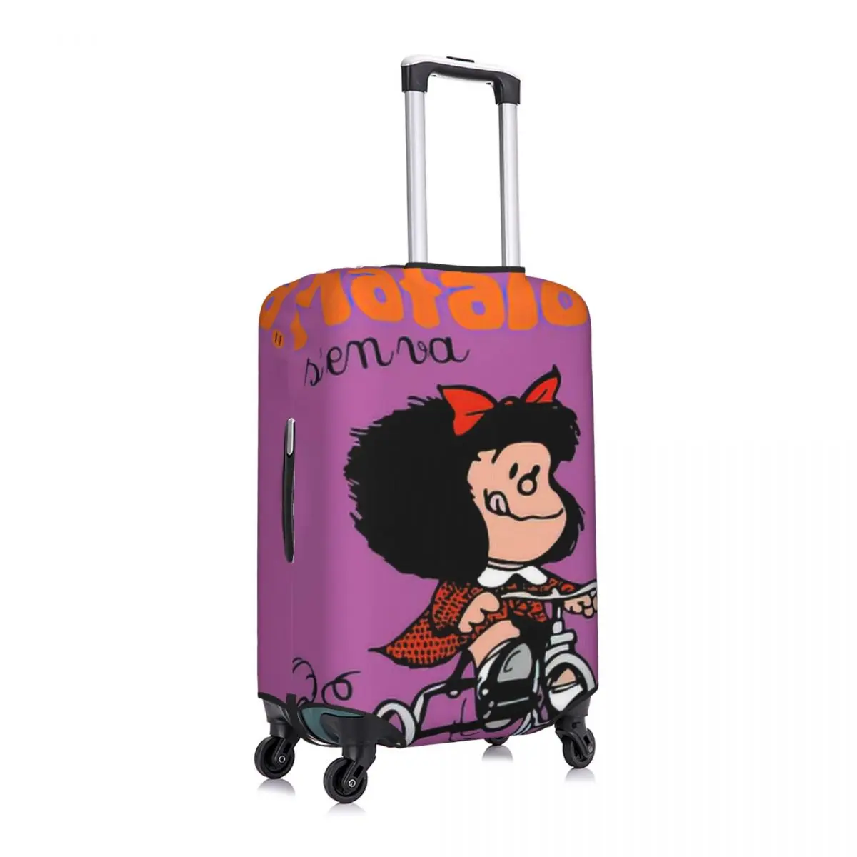 Mafalda Imprimir Bagagem Protetora Poeira Cobre, Elastic Capa Mala À Prova D' Água, Acessórios de Viagem, 18-32"