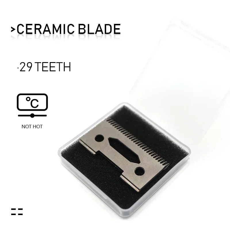 Professional Ceramic Cutter Blades for MADESHOW M10/M5f/KM2296 Movable Replacement Head for Hair Clipper  Trimmer Machines