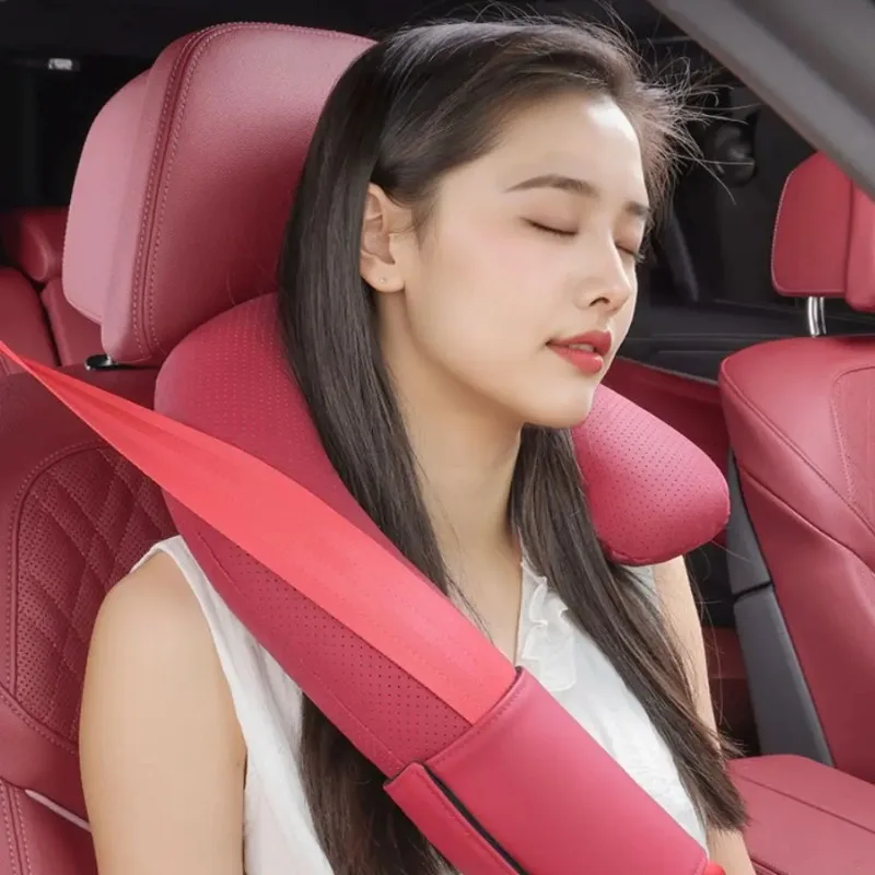 Soft Material Automotive Head & Neck Pillow Durable Material Comfortable Support Ergonomic Car Seat Cushion Ergonomic Design