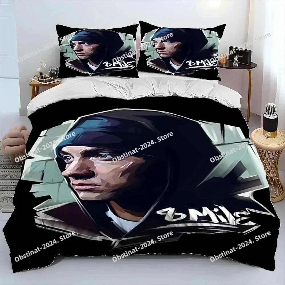 Hip Hop Art Rapper Legend Star Bedding Set Duvet Cover Bed Set Quilt Cover Pillowcase Comforter king Queen Size Boys Adult
