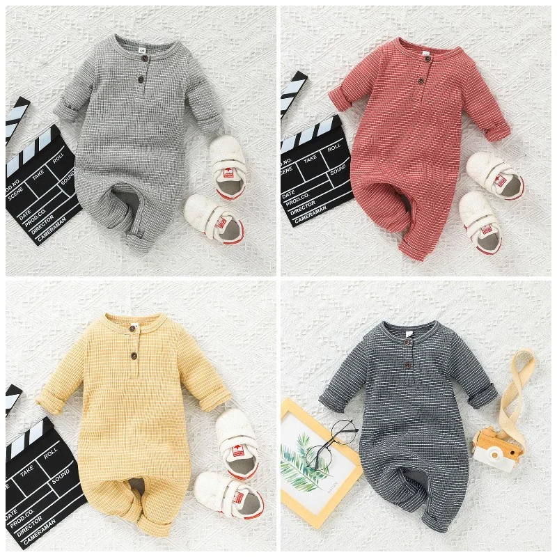 

Onesie For Baby Boy Romper Newborn Clothing 0-24 Months Long Sleeve Jumpsuit Bodysuit