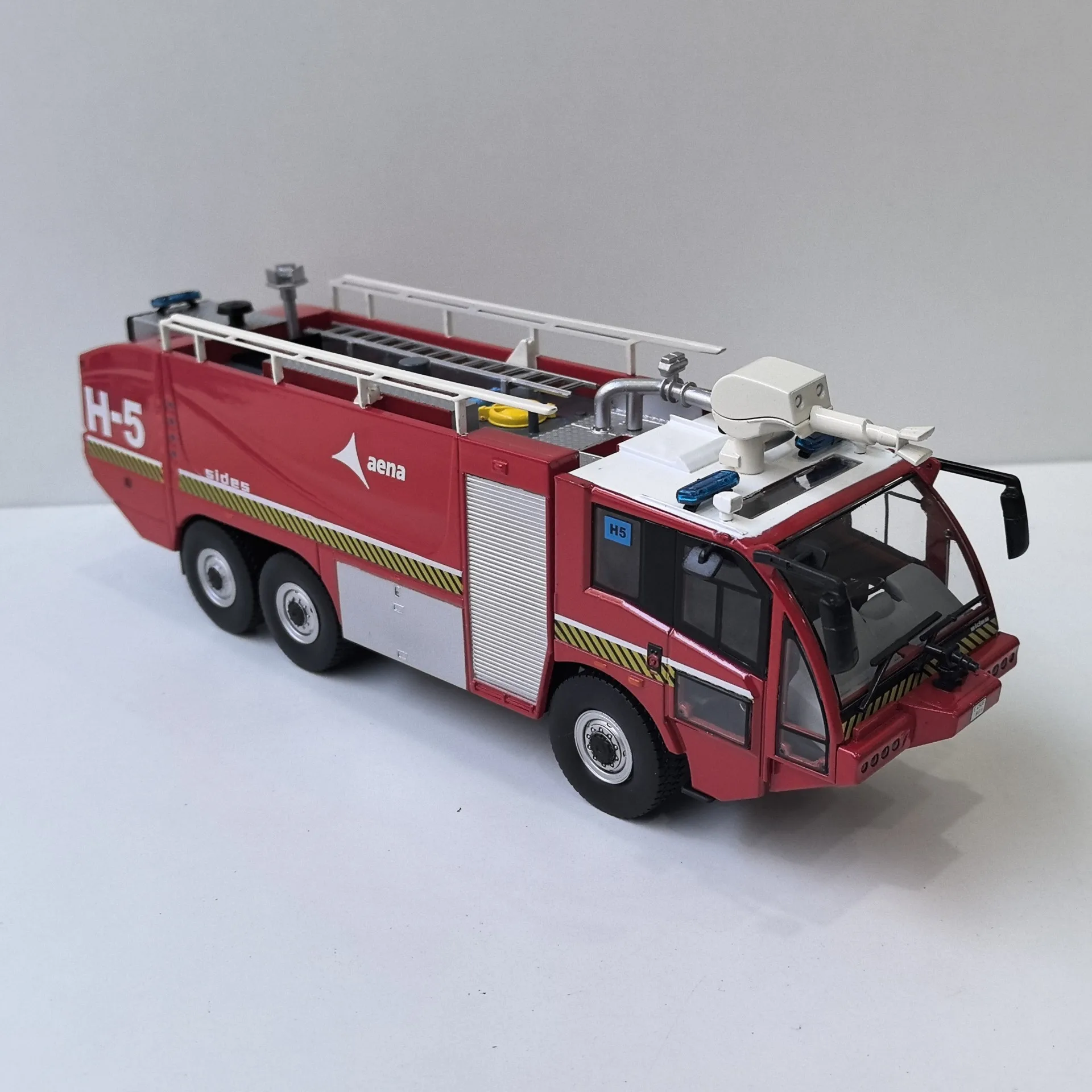 Diecast odeon escala 1:43 lados s3x aina H-5 modelo de carro de liga de motor de bombeiros brinquedo colecionável presente lembrança exibição ornamento