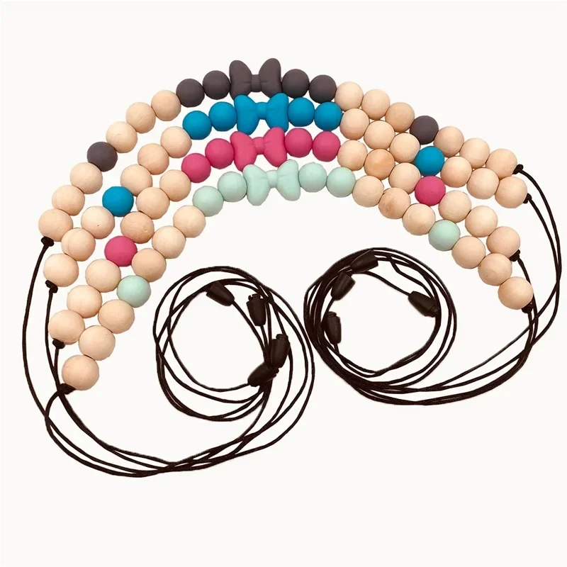 ABCPICK 100pc Silicone Beads 15mm Safe Food Grade Round DIY Pacifier Chain Bracelet Necklace Jewelry Making Handmade Accessories