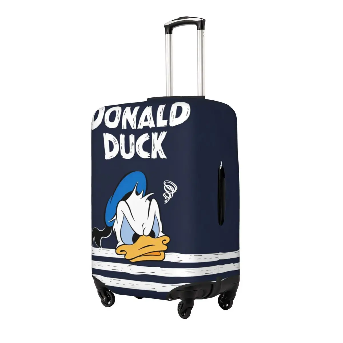 3D Print Donald Duck Suitcase Cover Vacation Practical Luggage Supplies Cruise Trip Protection