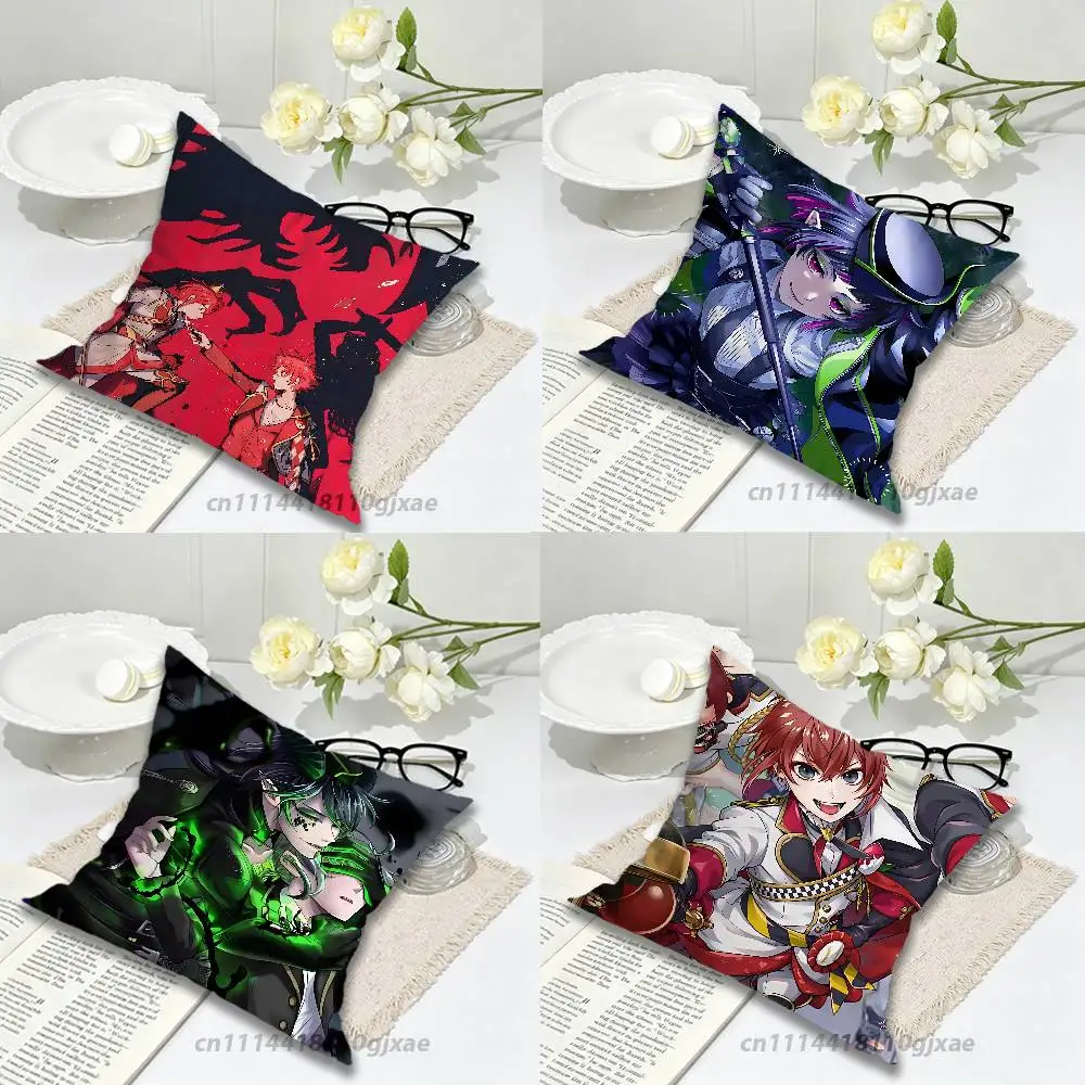 Cute T-Twist Wonderland Pillow Case Living Room Sofa Cushion Cover Suitable For Home Bedroom Room Decoration